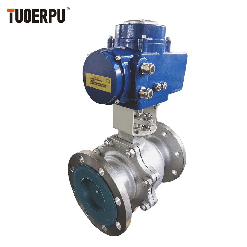 Electric Flange Ball Valve Motorized