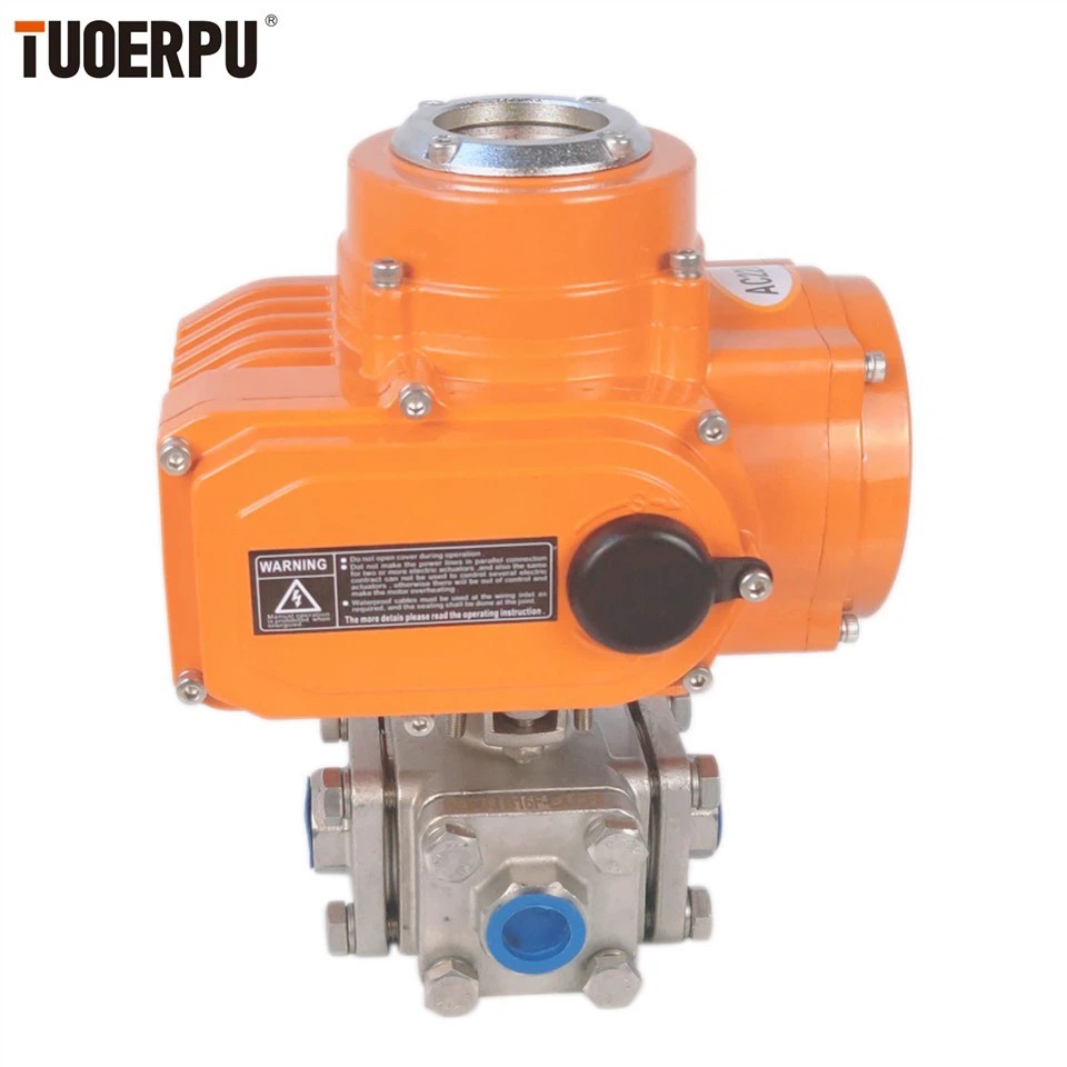Electric LL Type Four-way Ball Valve