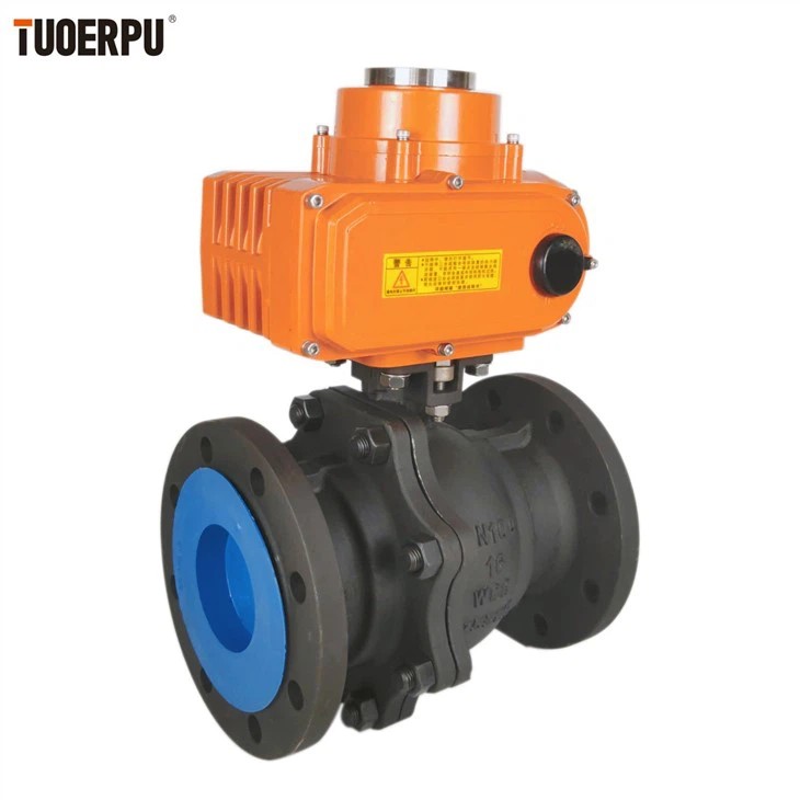 Actuator Electric Flange Ball Valves Wcb