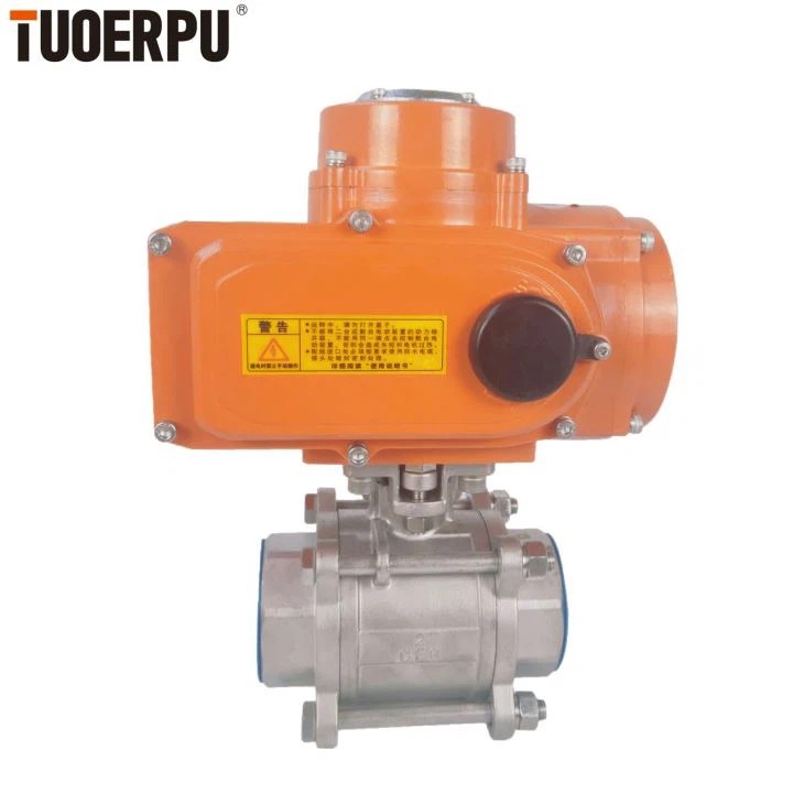 Threaded Ball Valve With Electric Actuator